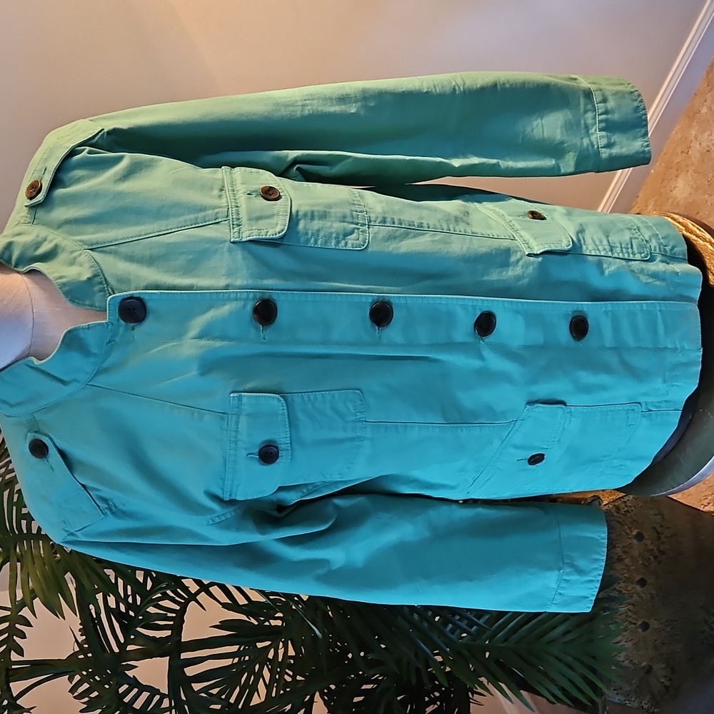 Talbots green jacket